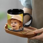 Photo Printed Patch Mug (Black)