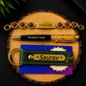 personalized gift combo, custom gift combo, personalized gift for men, custom name gift, engraved bracelet, personalized bracelet, custom name bracelet, engraved pen, personalized pen