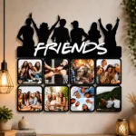 friends cutout frame, personalized friends cutout frame, custom friends cutout, acrylic cutout frame, personalized acrylic cutout, friends photo cutout, custom photo cutout frame