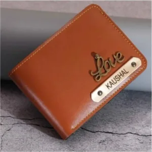 personalized wallet, custom name wallet, engraved wallet for men, leather wallet with name, customized men's wallet, brown leather wallet