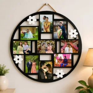 personalized wedding photo frame, circular photo cutout frame, round photo cutout frame, personalized round frame, custom wedding photo frame, wedding memory frame, personalized wedding gift, custom photo collage frame