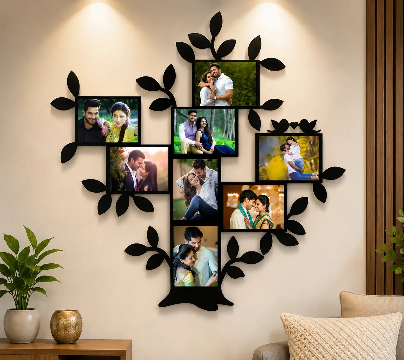c1344ec3-4302-48df-9d9a-56b158b75707 ersonalized tree photo frame, tree photo cutout frame, personalized family tree frame, custom tree photo frame, tree wall decor, family photo collage, couple photo frame, personalized couple frame, custom family frame, anniversary gift
